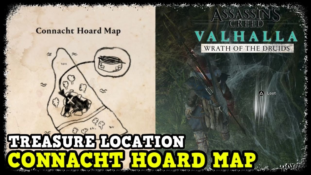 Assassin's Creed Valhalla - DLC1 All 9 TREASURE MAPS in Ireland