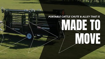 Portable Cattle Chute | Q-Catch 87 Series Chute and Adjustable Alley | Walkthrough