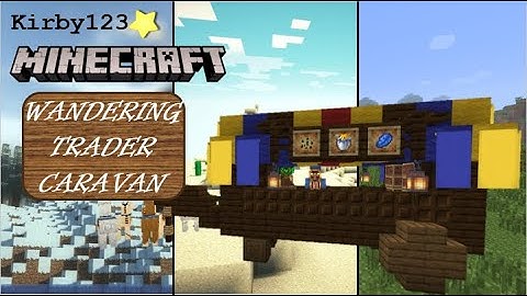 How to make a Wandering Trader Caravan | Minecraft Tutorial