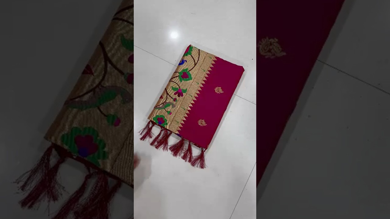 Pure Soft Silk Big Border Paithani Saree