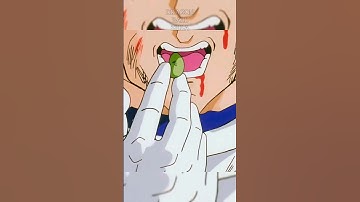 Vegeta eats Senzu beans for the first time #DBZedits #Vegeta #DragonBallz