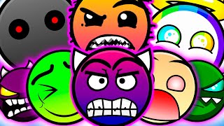 New Custom Geometry Dash Difficulty Faces V1 But Its Reverse Version 5