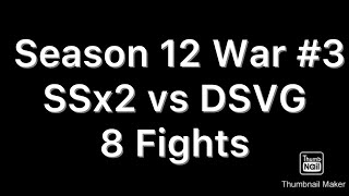 SSx2 vs DSVG Alliance War season 12 war #3 Marvel Contest of Champions MCOC