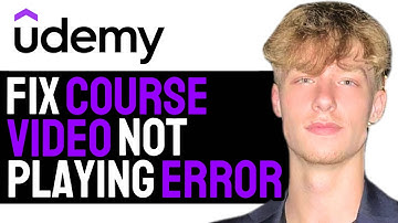 How To Fix Udemy Course Video Not Playing! | 2024 GUIDE