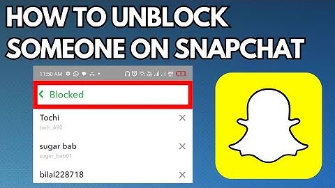 How to Unblock Someone on Snapchat (2023)
