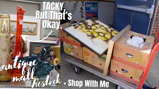 TACKY, But That’s Okay. | Antique Mall Booth Restock | Reselling