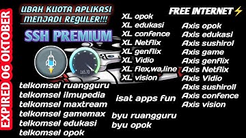 UPDATE CONFIG HTTP INJEKTOR PREMIUM ALL OPERATOR FASH CONNECT AKTIF DUA MINGGU