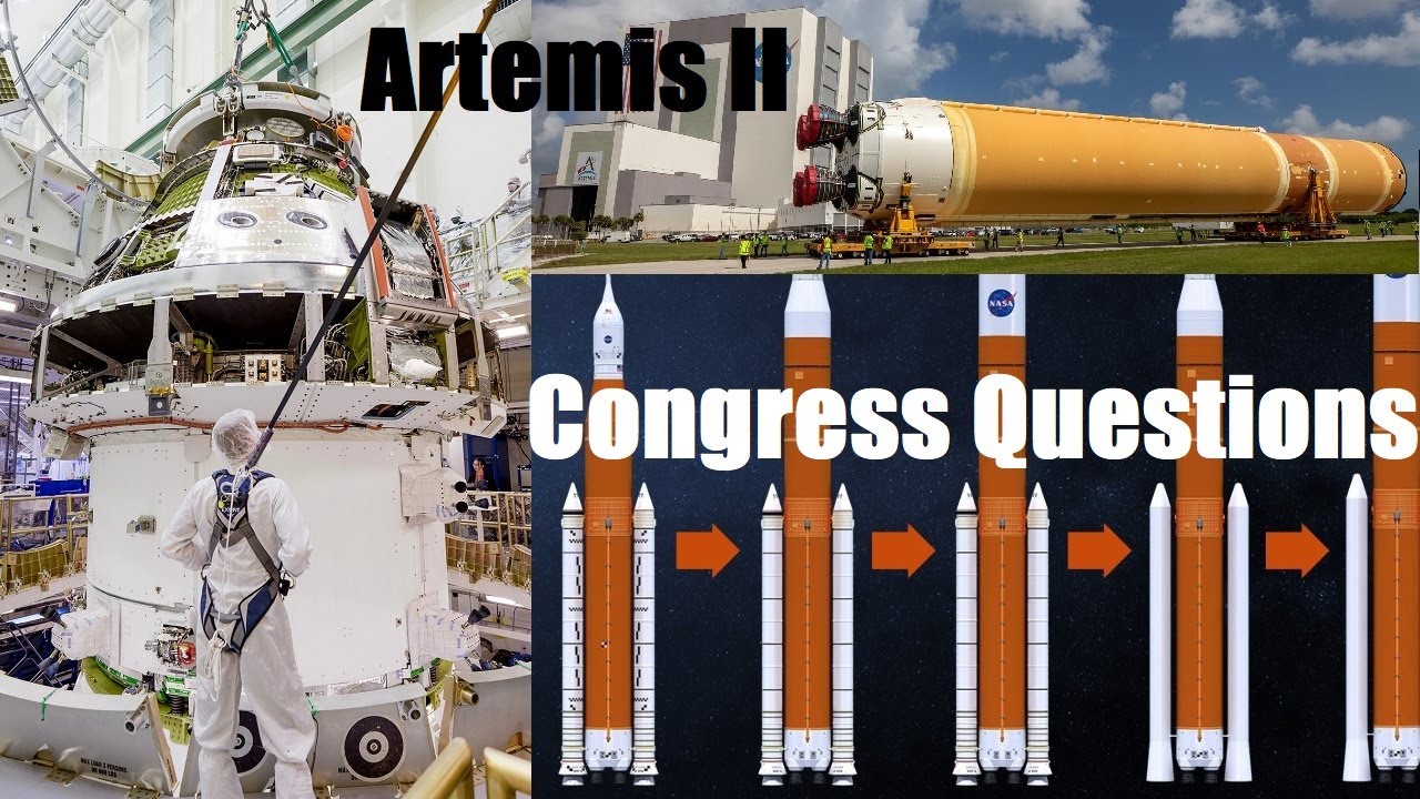 Artemis II Core Stage in the VAB and Congress has SLS questions - YouTube