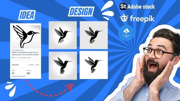 💡 Design Ideas to Sell on Adobe Stock & Freepik | Make Money with Vector Art! 🚀