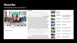 Rescribe: Authoring and Automatically Editing Audio Descriptions