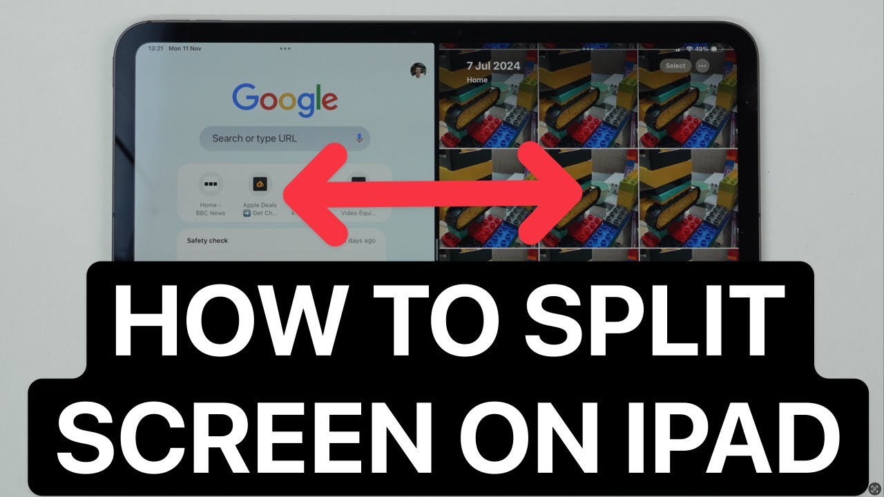 How To Split Screen On iPad - YouTube