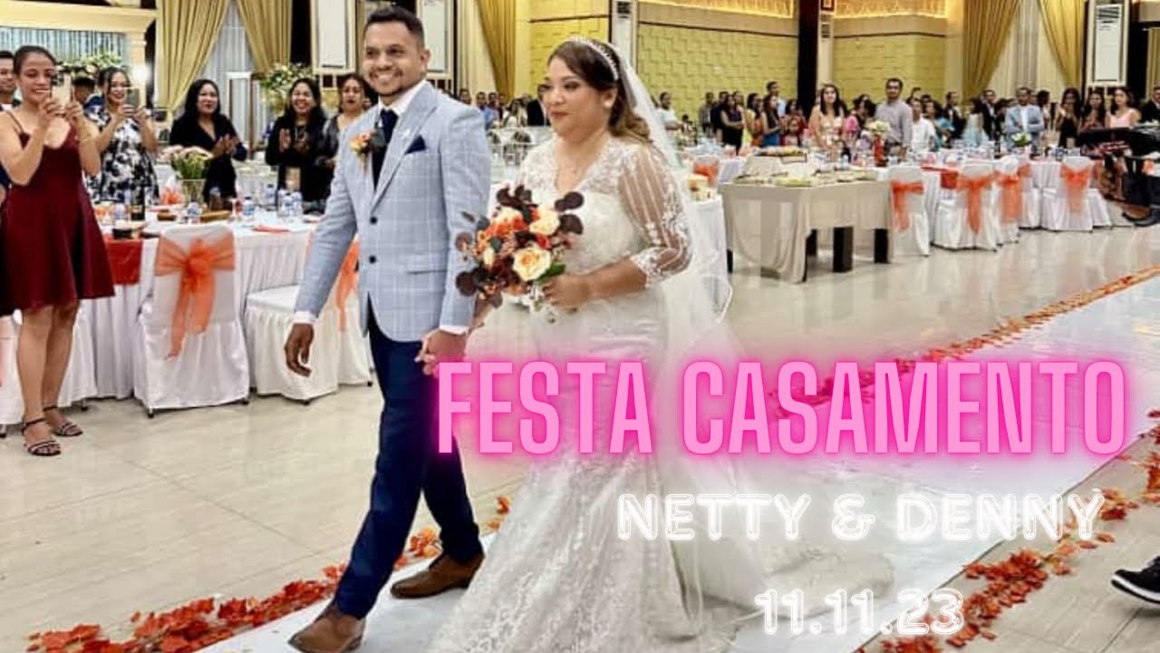 CERIMÓNIA FESTA CASAMENTO NETTY & DENNY 11/11/2023 IHA SALÃO OKA RUDAL | VLOG 49 #timorlestevlog