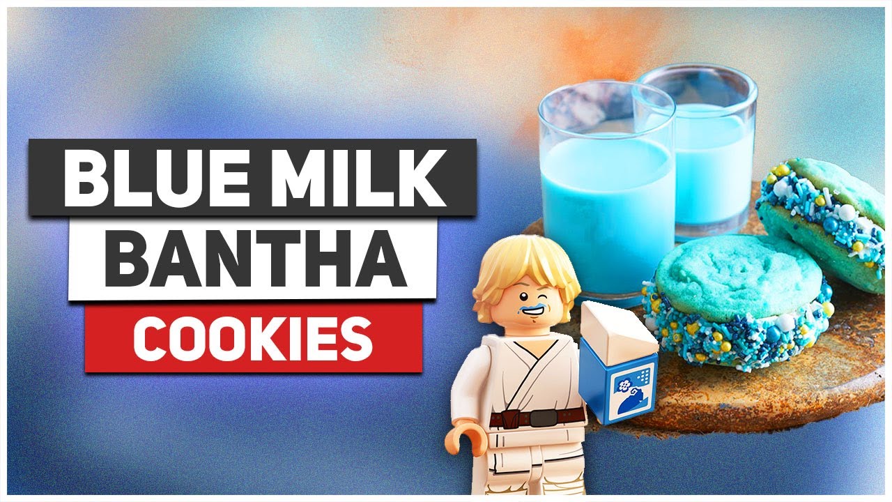 Bantha Blue Butter Sandwich Cookies Star Wars Galactic Baking YouTube