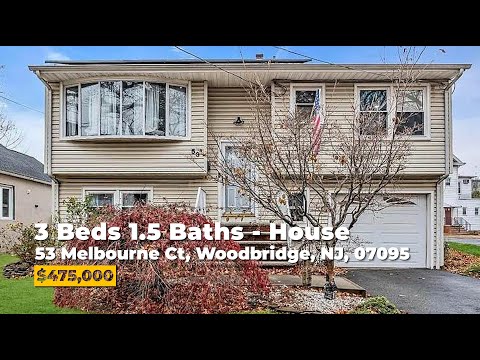 53 Melbourne Ct, Woodbridge, NJ home video tour