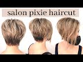 SALON PIXIE HAIRCUT TUTORIAL / Short Pixie on Thick, Fine Hair / Intuitive Haircutting | Lina Waled