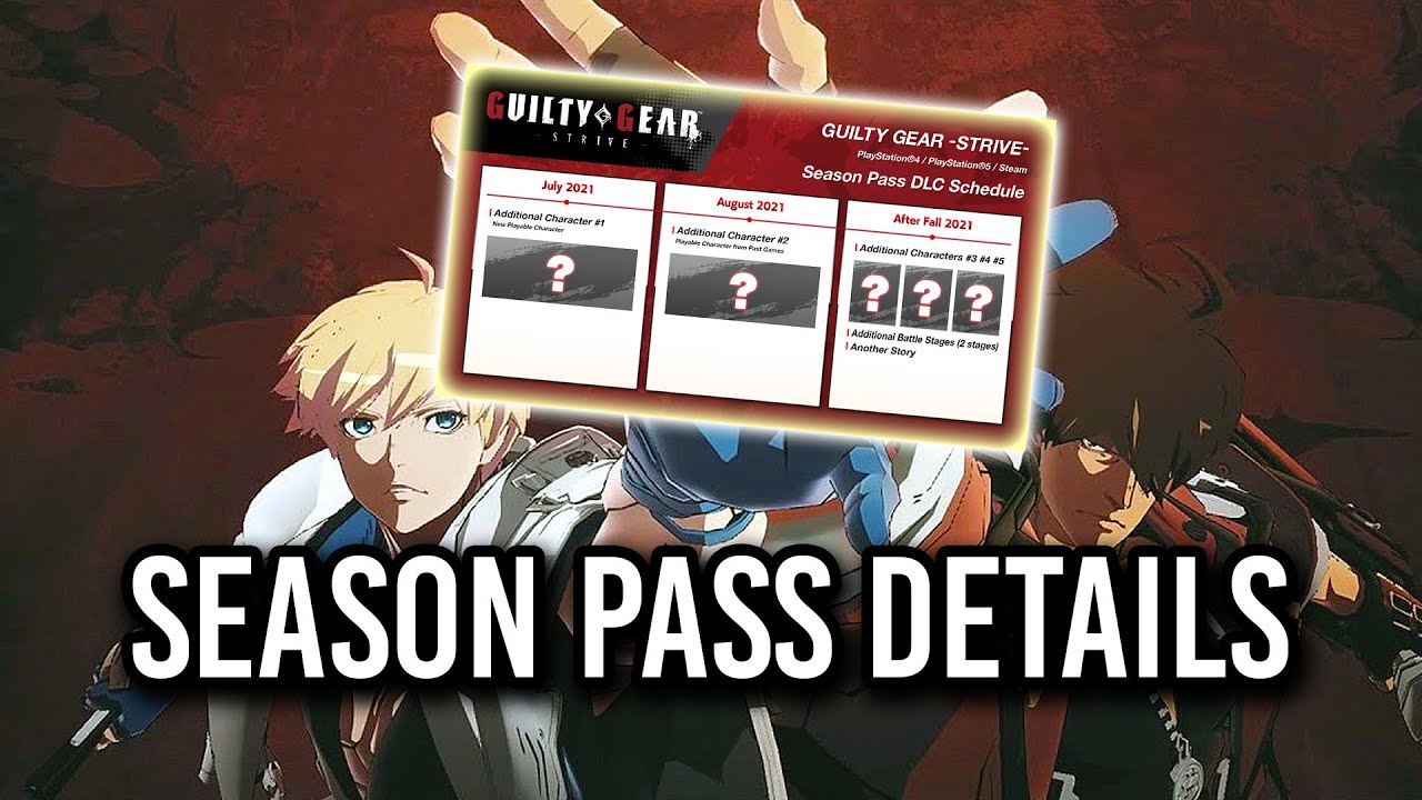NEW Guilty Gear Strive Season Pass INFO Combo Maker Updates YouTube