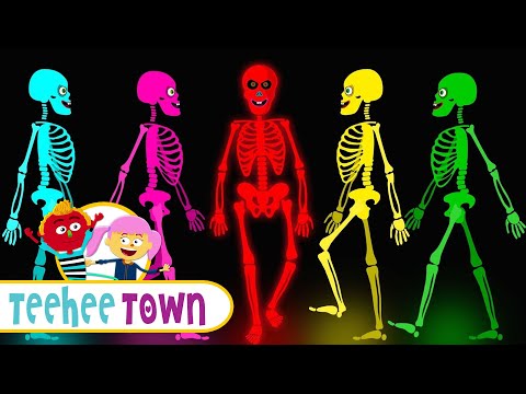 Midnight Magic  | Part 4 |  Five Crazy Dancing Skeletons Song by Teehee Town