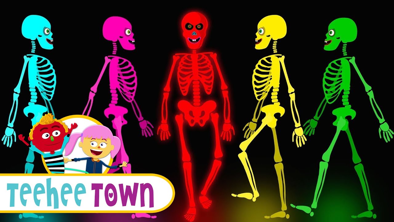 Midnight Magic   Part 4   Five Crazy Dancing Skeletons Song by Teehee Town