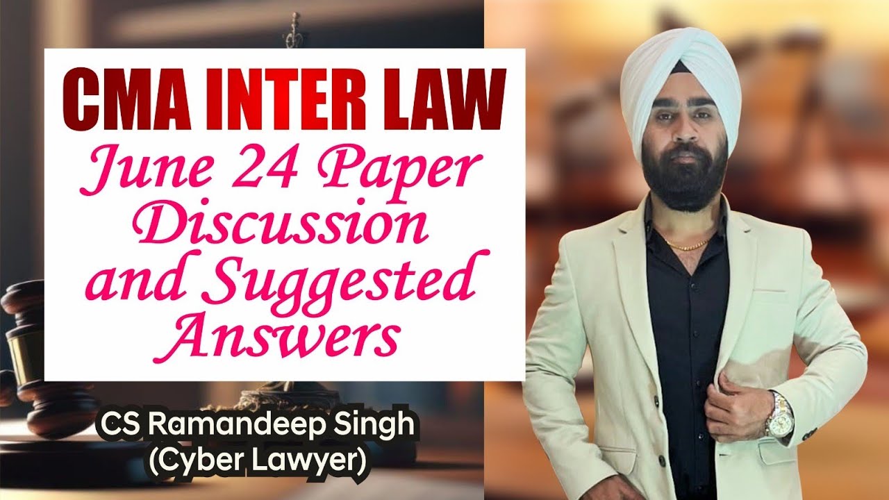 CMA INTER LAW JUNE 24 PAPER REVIEW AND SUGGESTED ANSWERS YouTube cma-inter-law-june-24-paper-review-and-suggested-answers-youtube