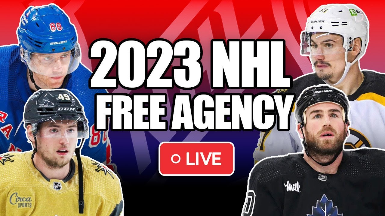 2023 NHL Free Agent Frenzy Live NHL Free Agent Signing Breakdown, NHL Trade Breakdown and Reaction