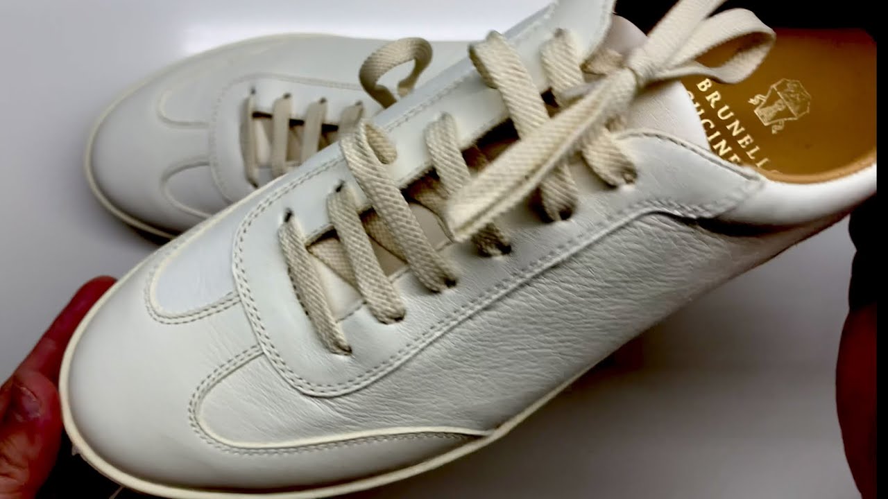 スニーカー BRUNELLO CUCINELLI Deerskin trainers with latex sole A Few Fair Shoes - Brunello Cucinelli Deerskin Sneakers in