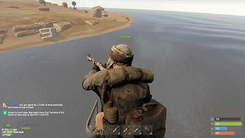 pov playing rust on draw distance 500 #rust #shorts