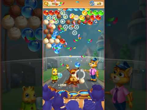 Bubble Pop Forest Rescue Level 123 no booster [Gameplay Walkthrough] optimized for smartphones