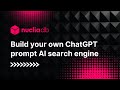 Build your own chatgpt prompt ai search engine with nucliadb notebook in the description