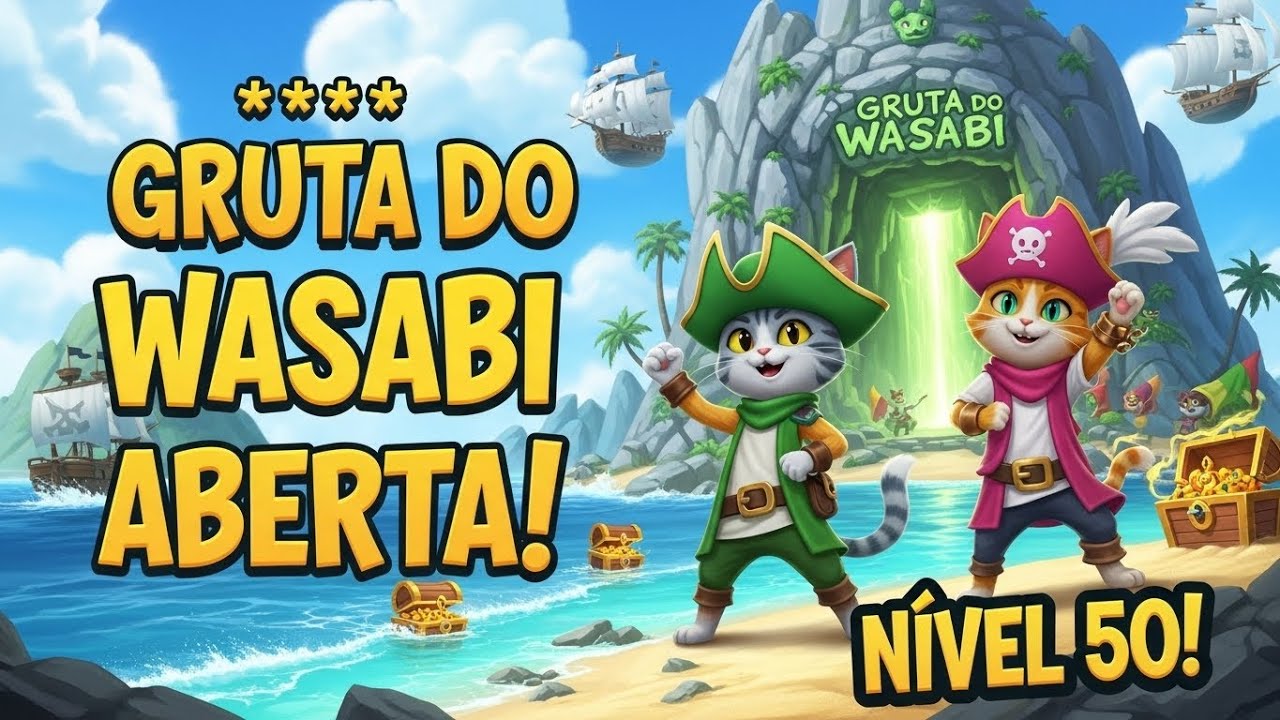 CAT QUEST 3: LIBERANDO A GRUTA DO WASABI! 🐙 (Co-op Pai e Filho)
