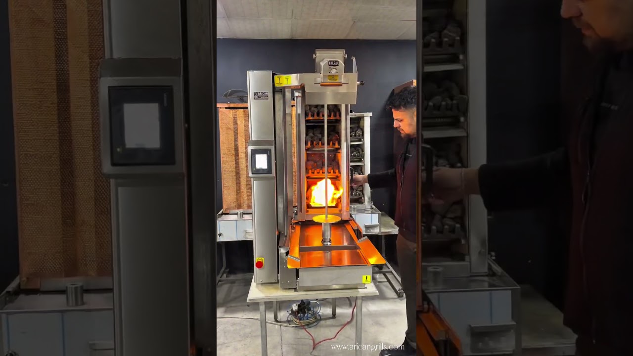 No master. No stress. Just profit.💪 Arican Robot Shawarma Machine