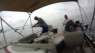 Lake Livingston White Bass Vertical Jigging With A Slab Take 2