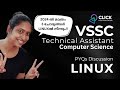 PYQs: LINUX | VSSC Technical Assistant Computer science #clickclasses #click