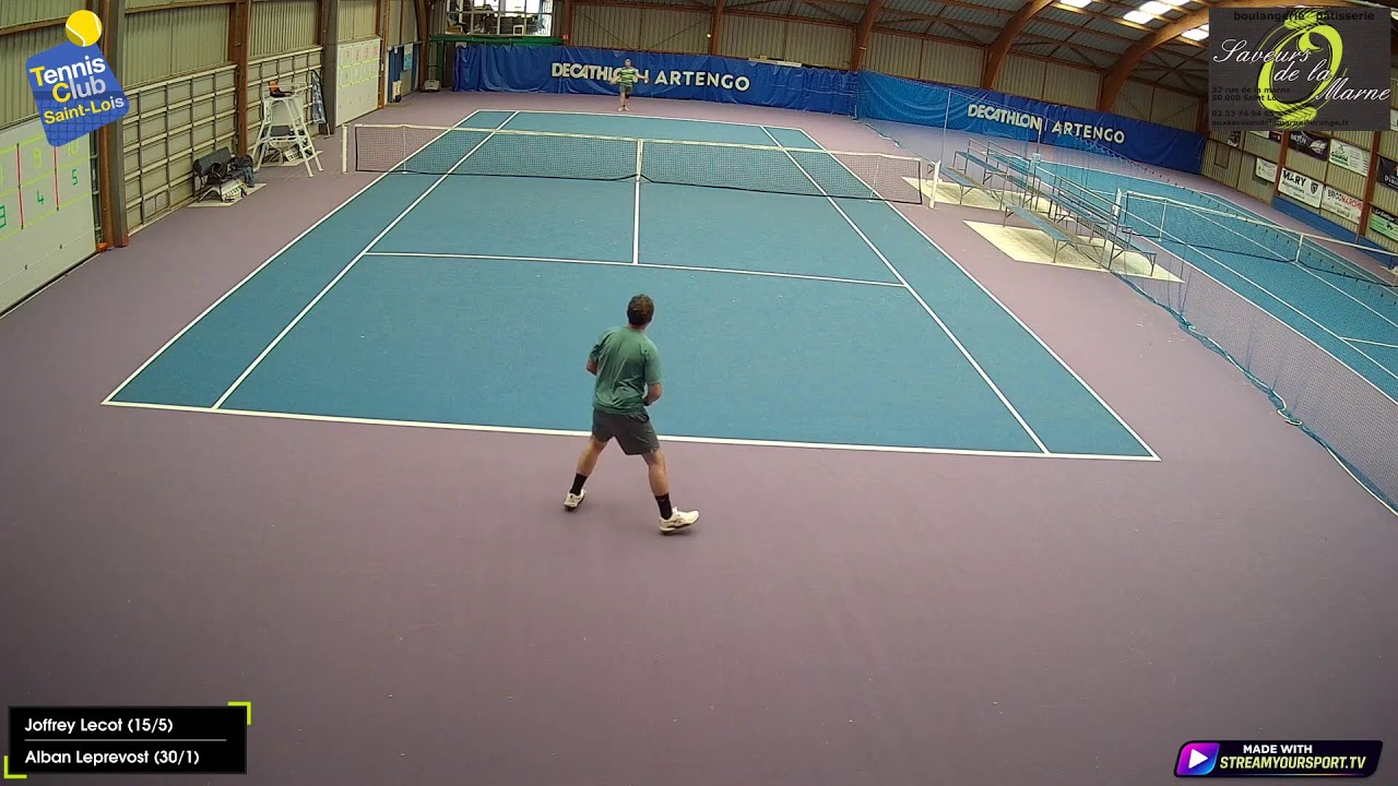 Court 1 : Joffrey Lecot (15/5) 🆚 Alban Leprevost (30/1)
