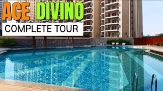 Ace Divino Detailed Overview With Club House, Society & Actual Sample Flat Tour #AceDivino #4bhk