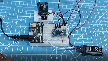 47 Arduino Pro Micro reloj digital con RTC