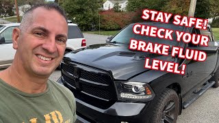 How To Check Brake Fluid Level 2009-2018 Ram 1500 (STAY SAFE!)