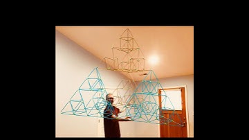Strawbees Giant Sierpinski Triangle! Building Pyramids is Fun!