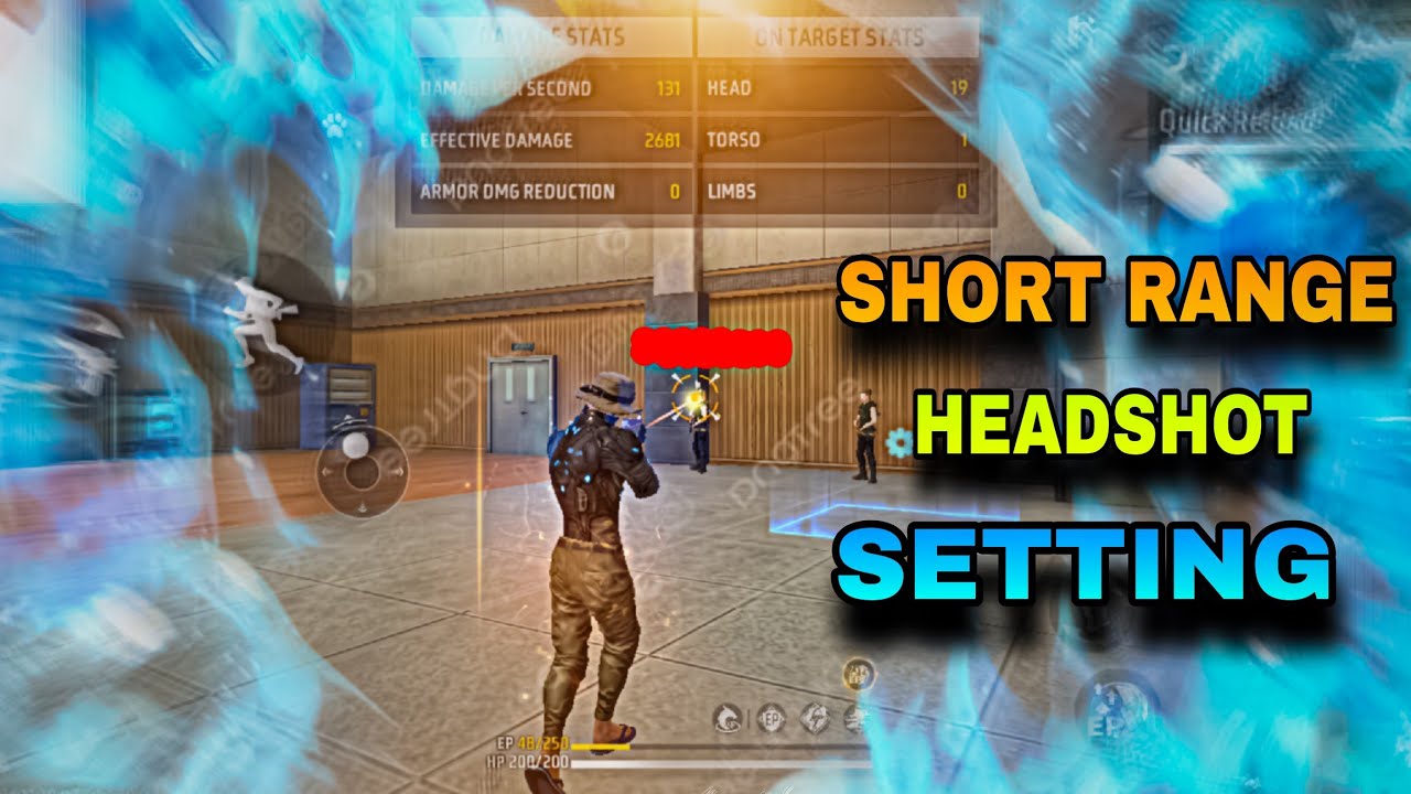 Short rang setting | free fire me short rang headshot setting - YouTube