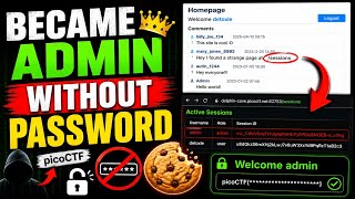 BECAME ADMIN Without Password | picoCTF Old Sessions Walkthrough