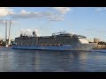 Лайнер QUANTUM OF THE SEAS - убытие из Владивостока