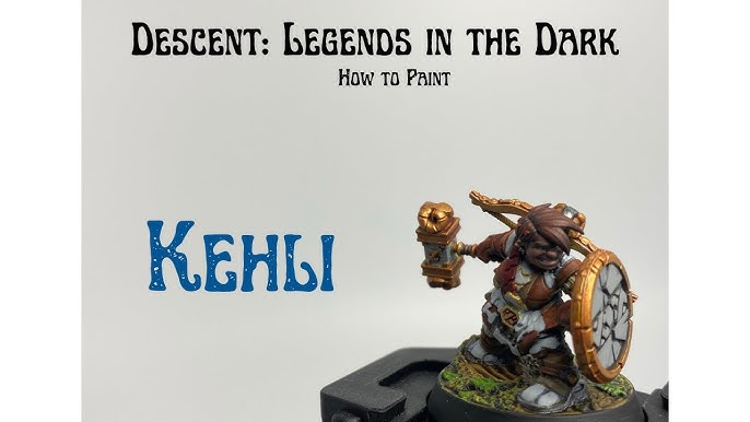 Painting Descent Legends of the Dark Miniatures: Journey into Terrinoth  with Our Team • Chest of Colors