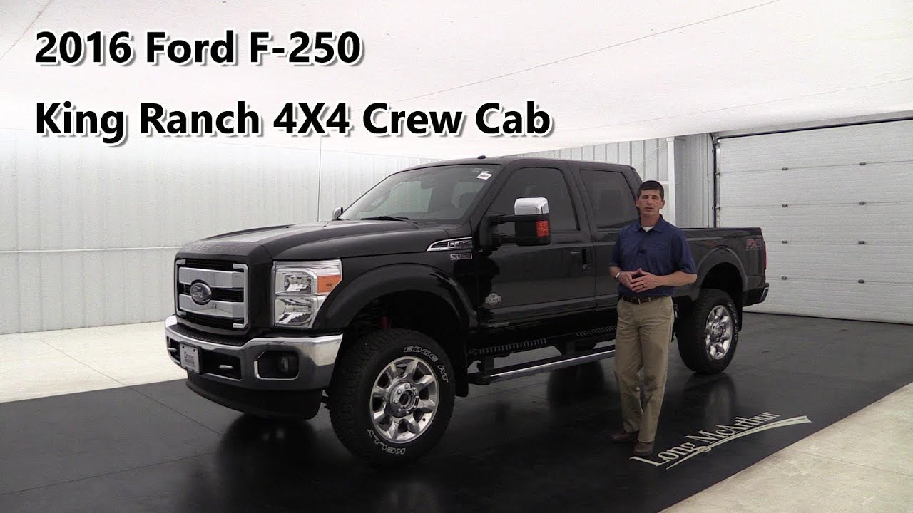 2016 Ford F 250 King Ranch 4x4 Crew Cab 17965a