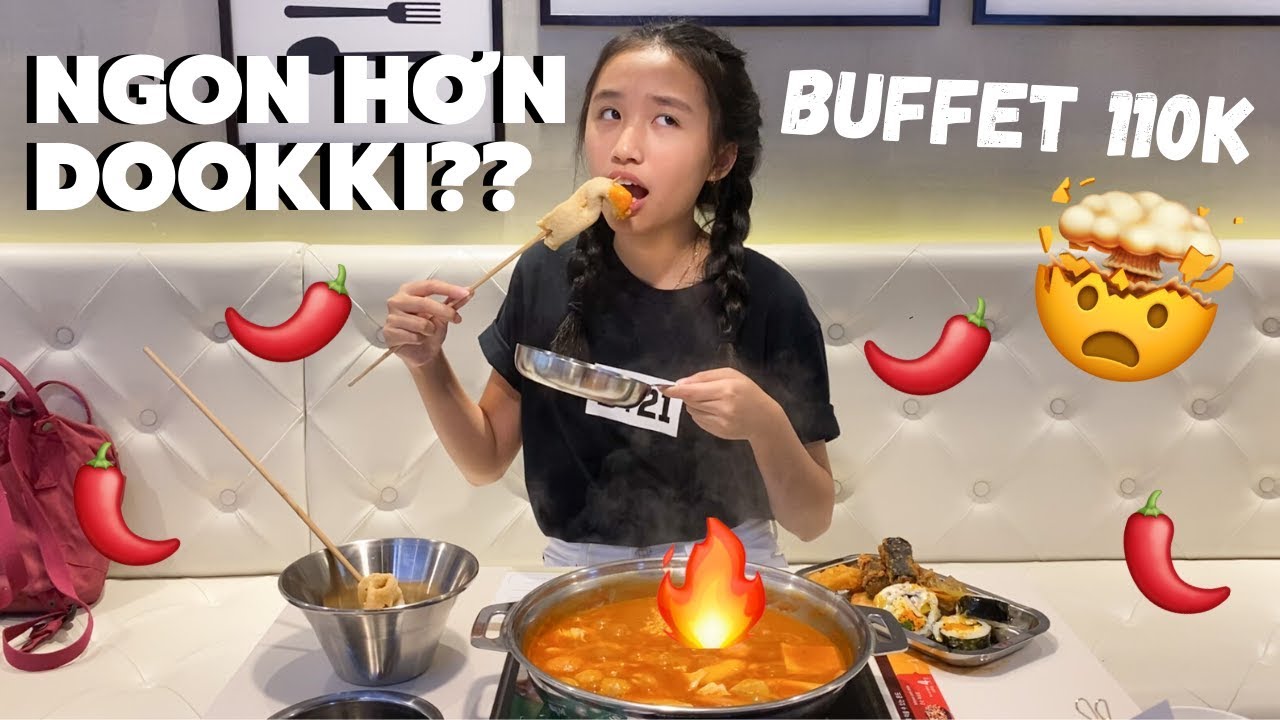 saigon center có gì New NGON HƠN DOOKKI?!! ĐI ĂN BUFFET LẨU TOKBOKKI 110K