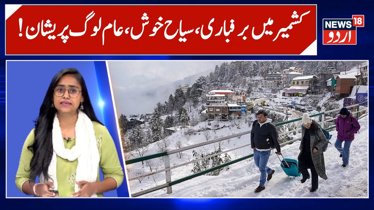 Snow Turns Gulmarg Into Winter Wonderland, Tourists Turn Skiers, Ride Gondola | Snowfall | Kashmir