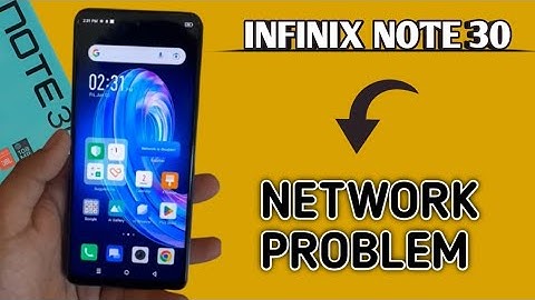 infinix note 30 mein network problem kaise theek Karen, how to solve network problem in infinix note