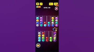 Ball sort puzzle level 129