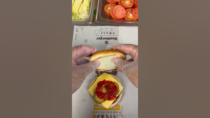 BK POV: How The Burger King Cheeseburger Sandwich is made #burgerking