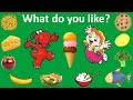 What do you like? Learn food vocabulary | English Lesson 11