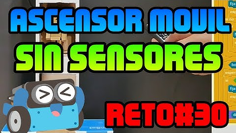 Reto 30 con mBot maqueta ascensor móvil sin sensores adicionales con pulsadores de movimiento a piso