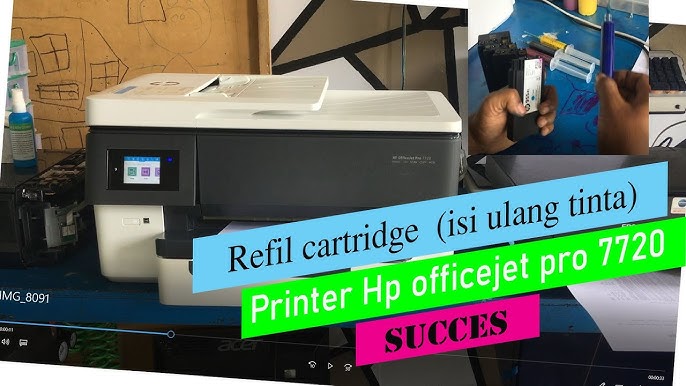 HP OfficeJet Pro 7720 Printer – Use SETUP Cartridge 